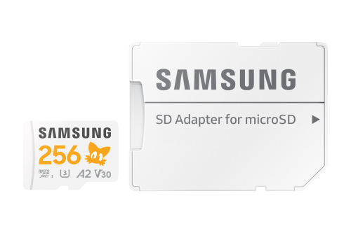 TARJETA MEMORIA MICRO SD SAMSUNG 256GB SONIC PRO PLUS CLASE 10 U3 V30 A2 + ADAPTADOR SD