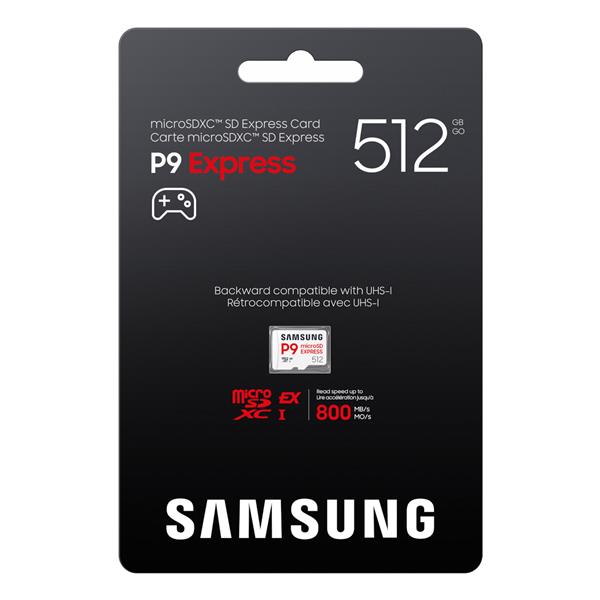TARJETA MEMORIA MICRO SD EXPRESS SAMSUNG 512GB SDXC P9 CLASE 10 U3 V30 A1