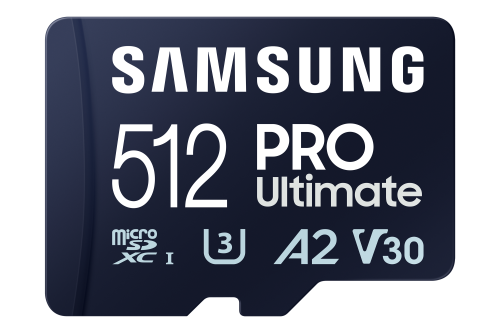 TARJETA MEMORIA MICRO SD SAMSUNG 512GB SDXC PRO ULTIMATE U3 V30 A2 + ADAPTADOR SD