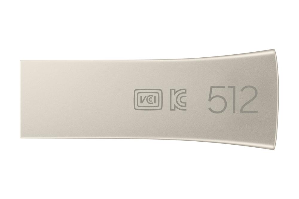 MEMORIA USB SAMSUNG USB 3.1 512GB BAR PLUS CHAMPAIGN SILVER