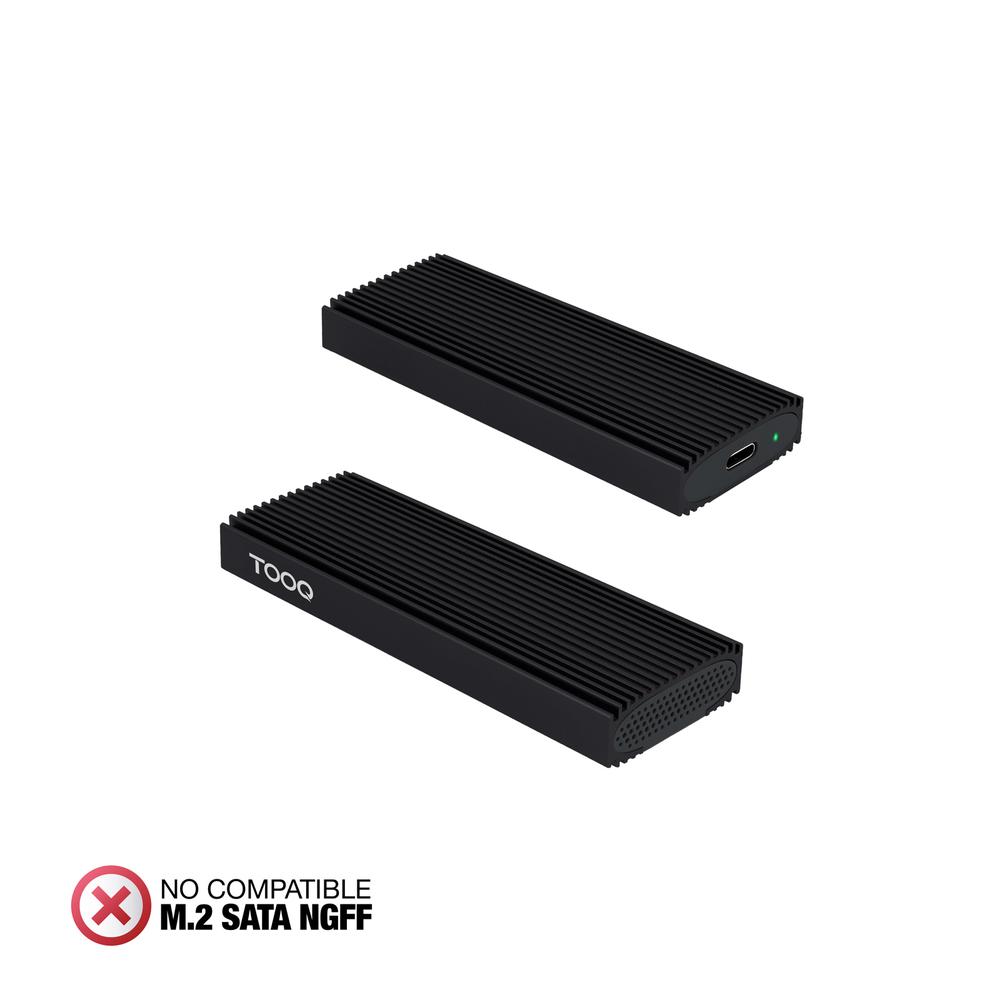 CARCASA DISCO DURO TOOQ TQE-2230B PARA SSD M.2 USB TIPO C NEGRA