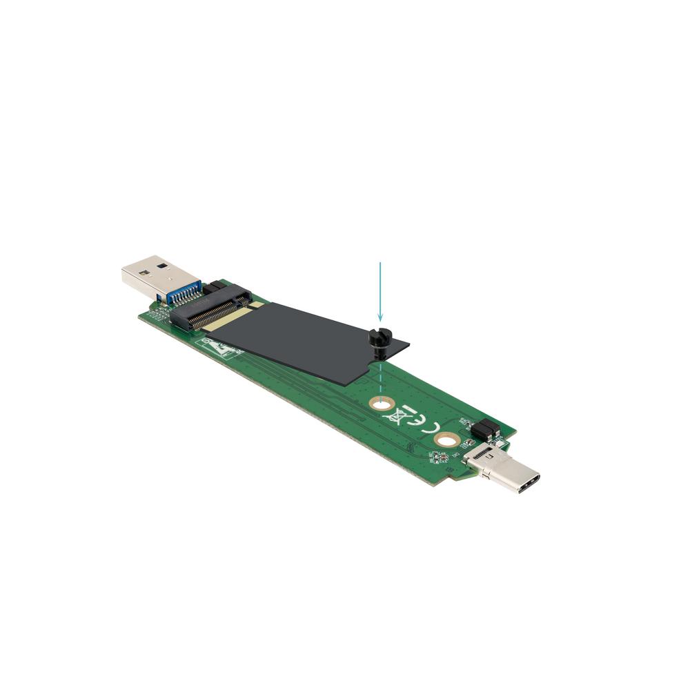 CARCASA DISCO DURO TOOQ TQE-2240B PARA SSD M.2 USB TIPO C NEGRA