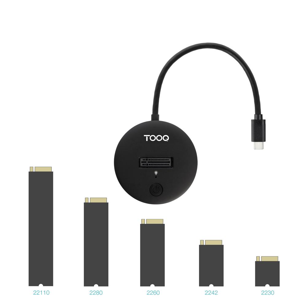 DOCKING STATION TOOQ USB TIPO C PARA SSD M.2