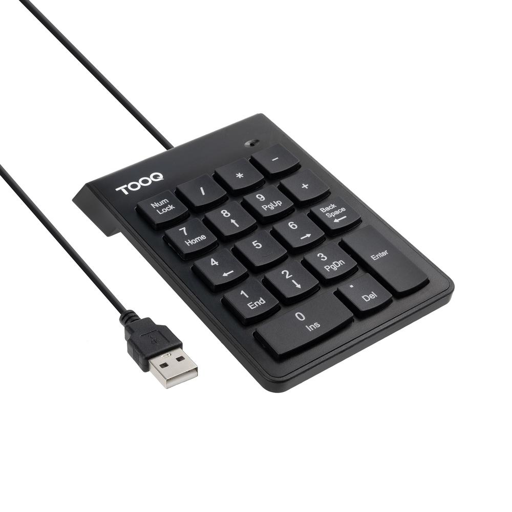 TECLADO NUMERICO TOOQ TQK-2001-B NEGRO