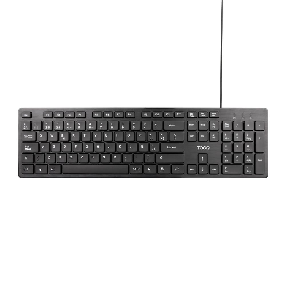 TECLADO TOOQ TQK-2003-B NEGRO SILENCIOSO
