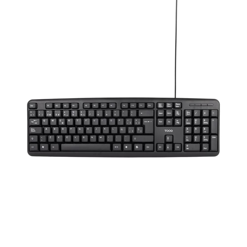 TECLADO TOOQ TQK-2002-B NEGRO