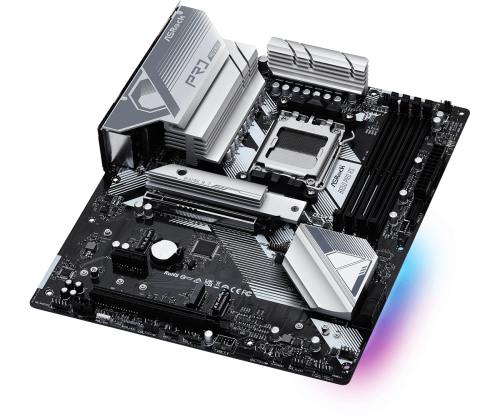 PLACA BASE ASROCK B650 PRO RS AM5 ATX/ 4X DDR5