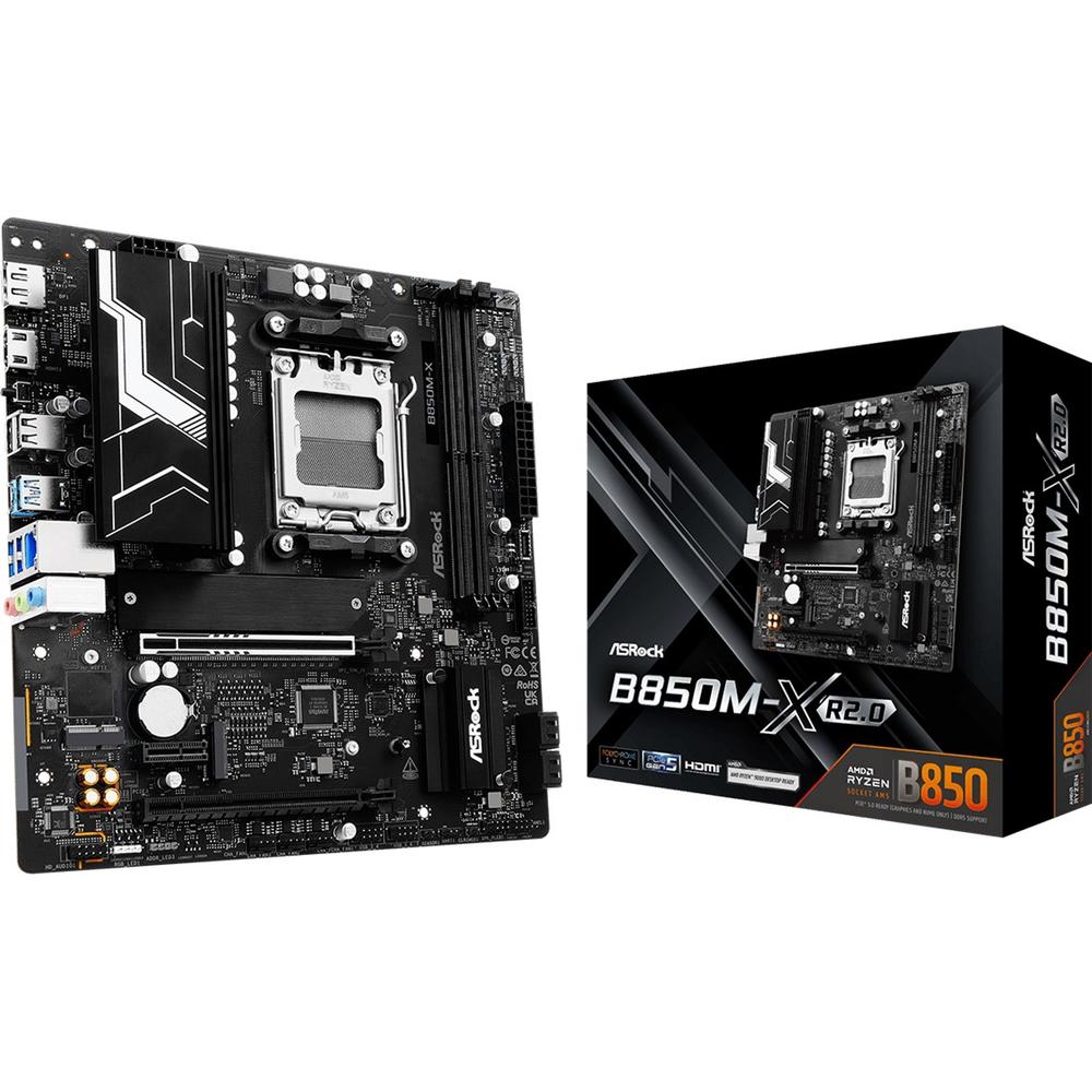 PLACA BASE ASROCK B850M-X R2.0 AM5 MATX/ 2X DDR5