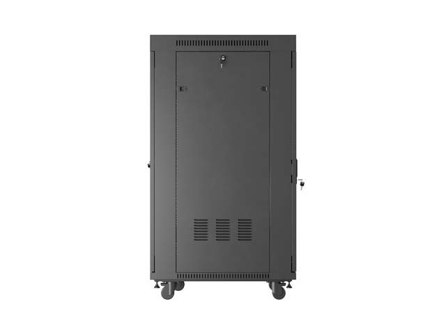 ARMARIO LANBERG RACK 19" 27U/ 600X800 FLAT PACK PUERTA MESH NEGRO CON LCD