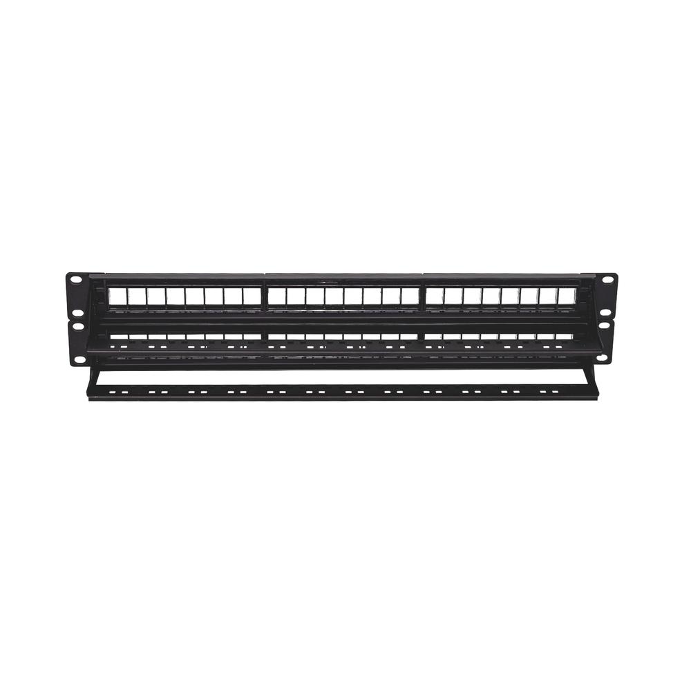 Phoenix Patch Panel Vacio para Rack de 48 Puertos Categoria 6 1U