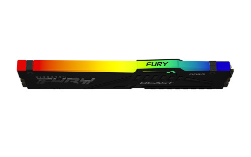 MEMORIA RAM DDR5 32GB KINGSTON / 5600MT/S / PC5-44800 / FURY BEAST RGB / CL40 / NEGRO