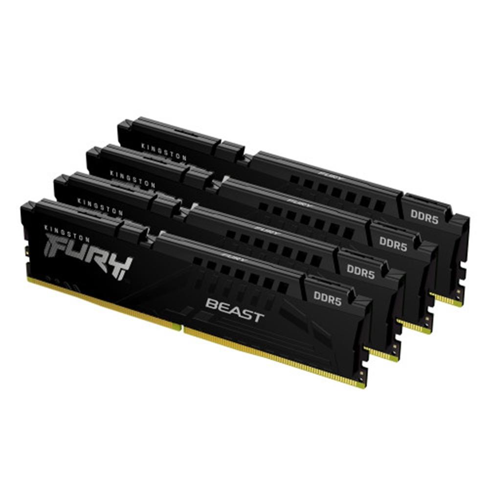 MEMORIA RAM DDR5 128GB 4X 32GB KINGSTON / 5600MT/S / PC5-44800 / FURY BEAST / CL40