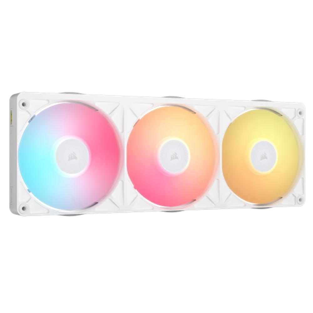 VENTILADOR CAJA CORSAIR ICUE LINK RX360 II UNIFIED FRAME RGB 3X 120MM BLANCO