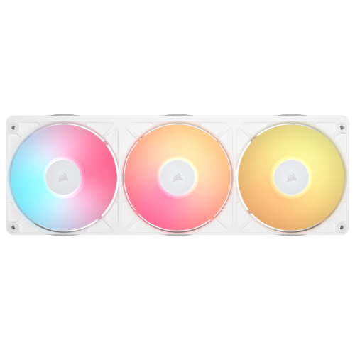 VENTILADOR CAJA CORSAIR ICUE LINK RX360 II UNIFIED FRAME RGB 3X 120MM BLANCO