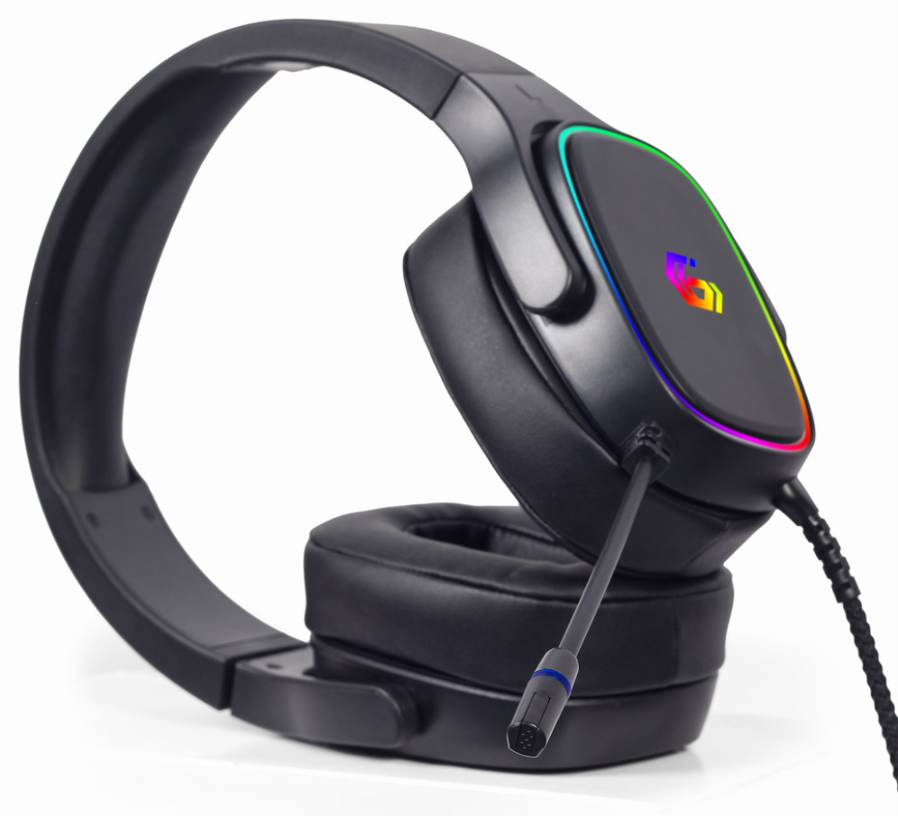 Gembird GHS-SANPO-S300 auricular y casco Auriculares Alámbrico Diadema Juego USB tipo A Negro