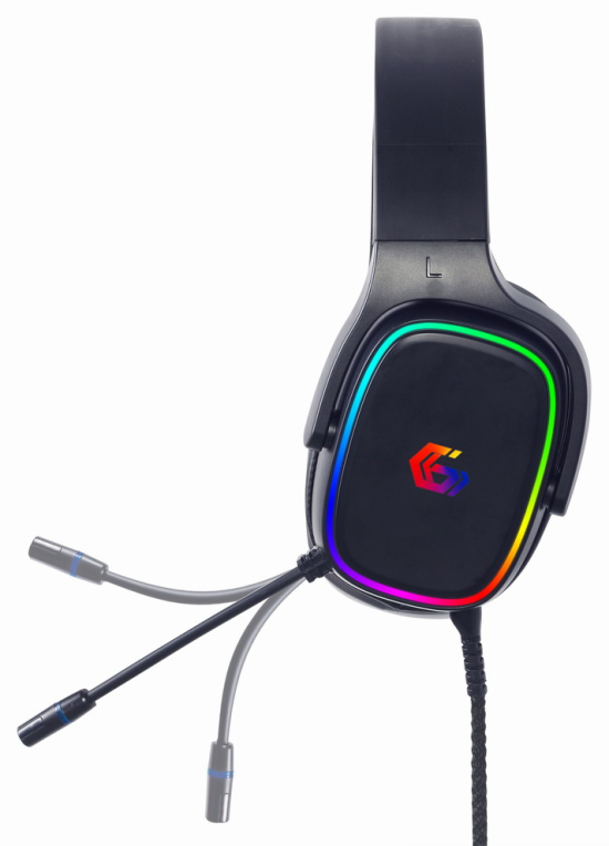 Gembird GHS-SANPO-S300 auricular y casco Auriculares Alámbrico Diadema Juego USB tipo A Negro