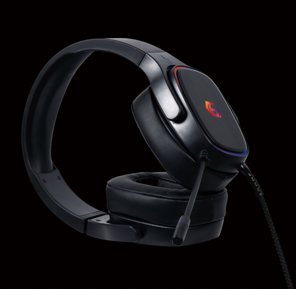 Gembird GHS-SANPO-S300 auricular y casco Auriculares Alámbrico Diadema Juego USB tipo A Negro
