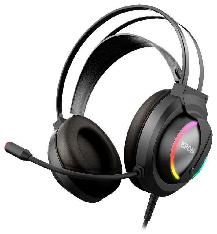 Krom Kappa Auriculares Alámbrico Diadema Juego Negro