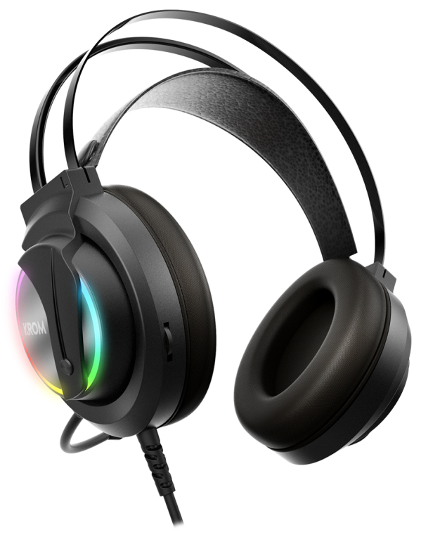 Krom Kappa Auriculares Alámbrico Diadema Juego Negro