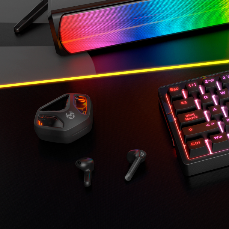 Krom KALL Auriculares Inalámbrico Dentro de oído Juego Bluetooth Negro