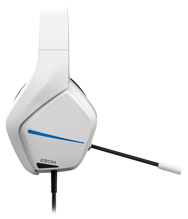Krom Kopa Move Auriculares Alámbrico Diadema Juego Blanco