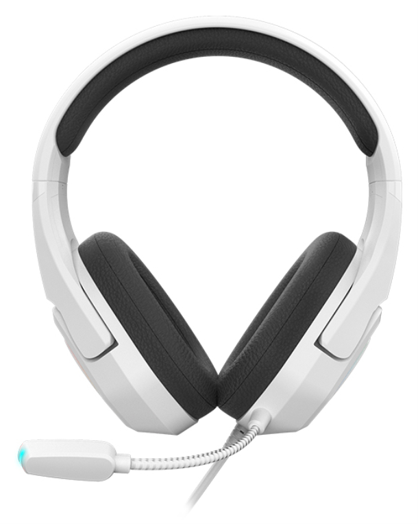 Krom Kopa 7.1 Auriculares Alámbrico Diadema Juego Negro, Blanco