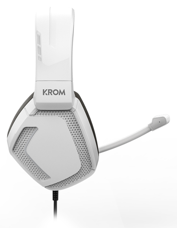 Krom Kopa Pro Auriculares Alámbrico Diadema Juego Blanco