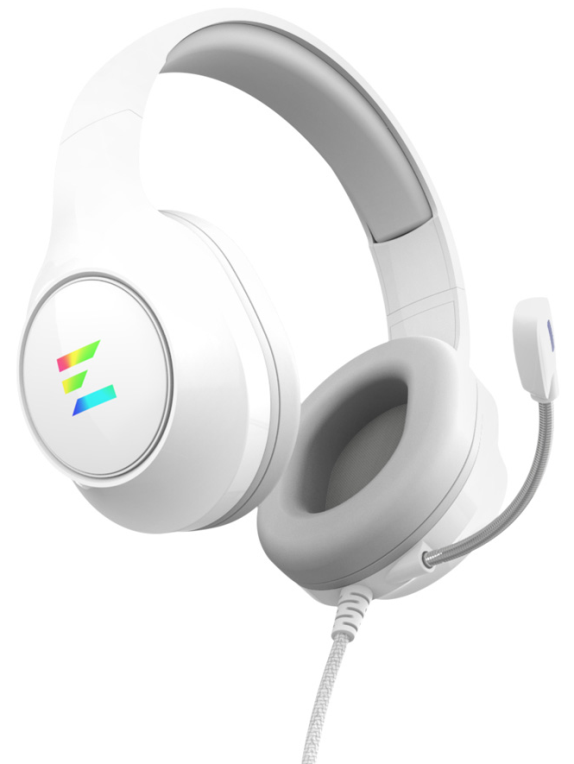 Zalman ZM-HPS310 WH auricular y casco Auriculares Alámbrico Diadema Juego Blanco