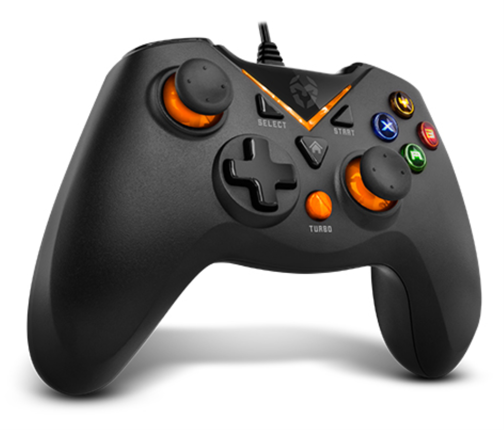 Krom NXKROMKEY mando y volante Negro USB Gamepad Analógico/Digital Android, PC, Playstation 3