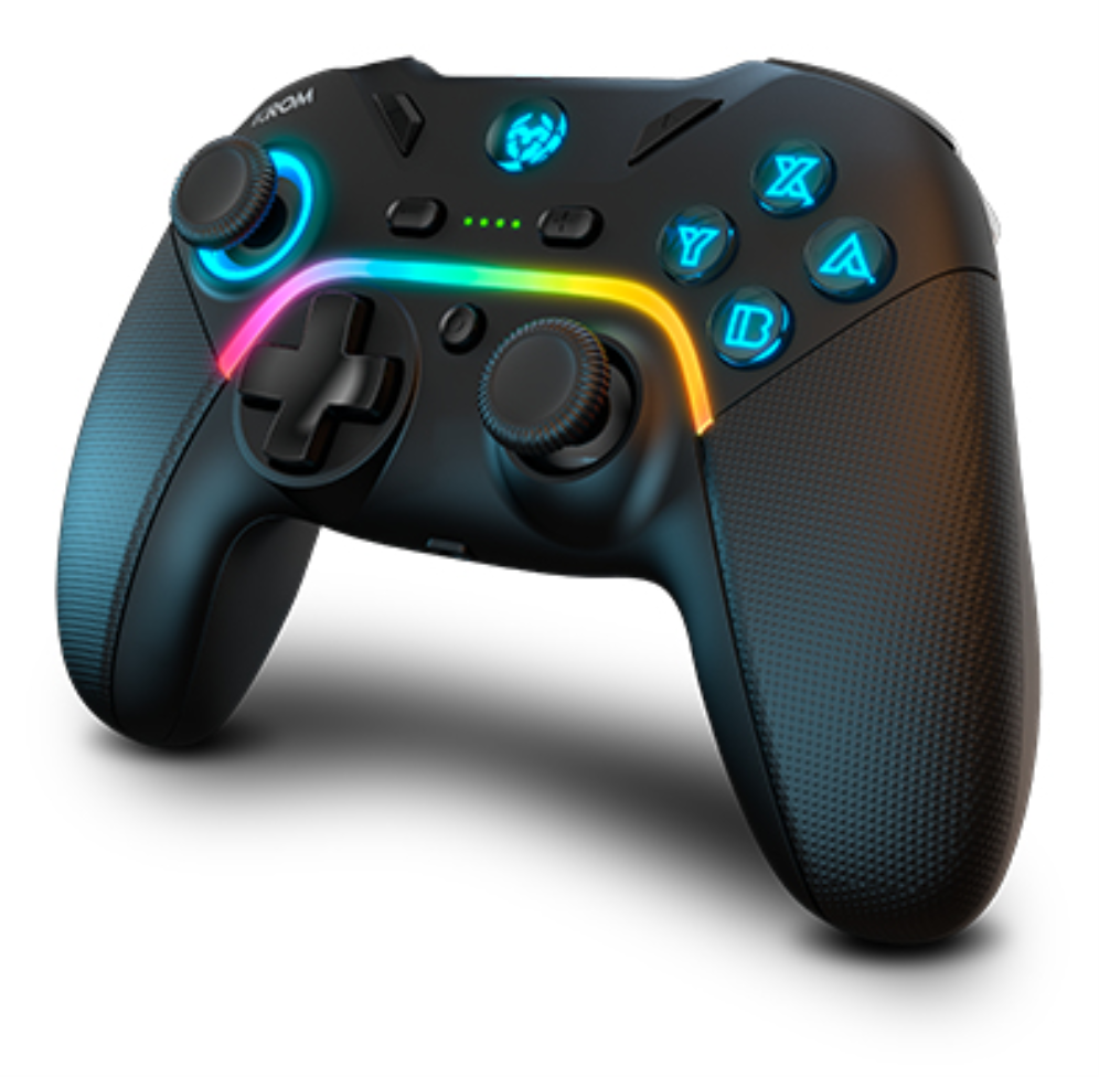 Krom Kayros Negro Bluetooth Gamepad Analógico/Digital Android, Nintendo Switch, PC, iOS