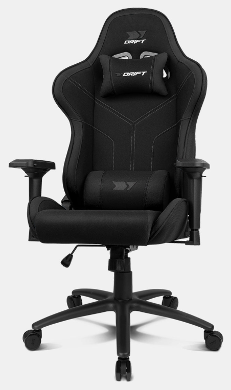 DRIFT DR110BK silla para videojuegos Butaca para jugar Asiento acolchado Negro