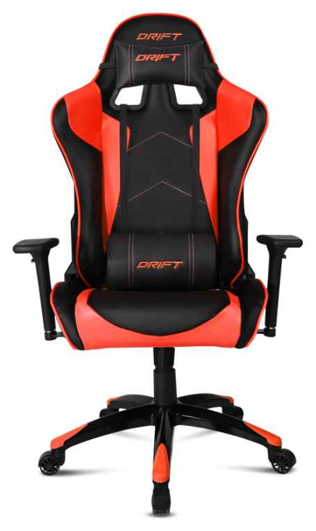 DRIFT DR300 Silla para videojuegos de PC Asiento acolchado Negro, Rojo