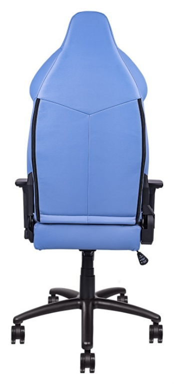 Thermaltake GGC-VCO-LWLWDS-01 silla para videojuegos Butaca para jugar Asiento acolchado Azul, Blanco