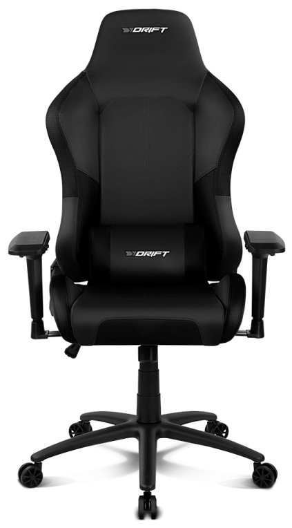 DRIFT DR250 Silla para videojuegos de PC Asiento acolchado tapizado Negro, Carbono