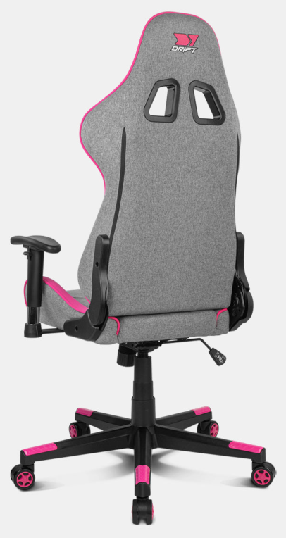 DRIFT DR90 PRO Silla para videojuegos de PC Asiento acolchado Gris, Rosa