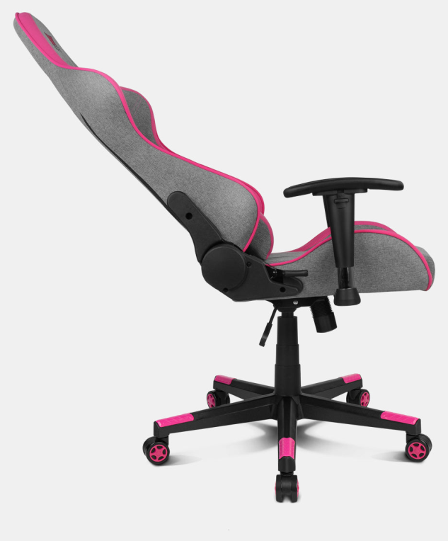DRIFT DR90 PRO Silla para videojuegos de PC Asiento acolchado Gris, Rosa