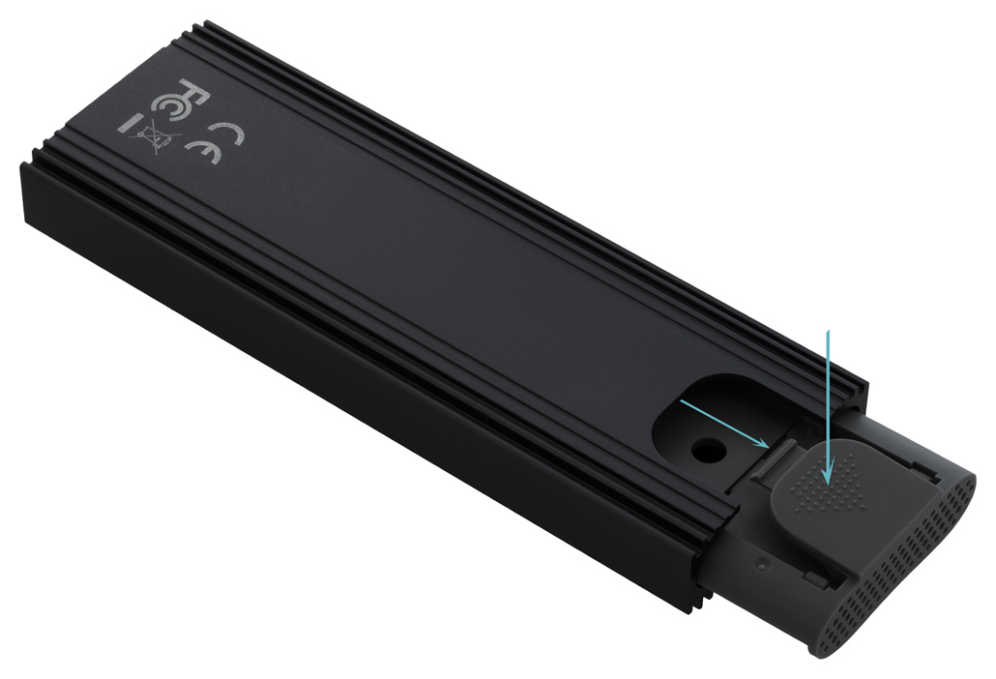 TooQ Caja Externa para SSD M.2 NVMe PICe, Negra