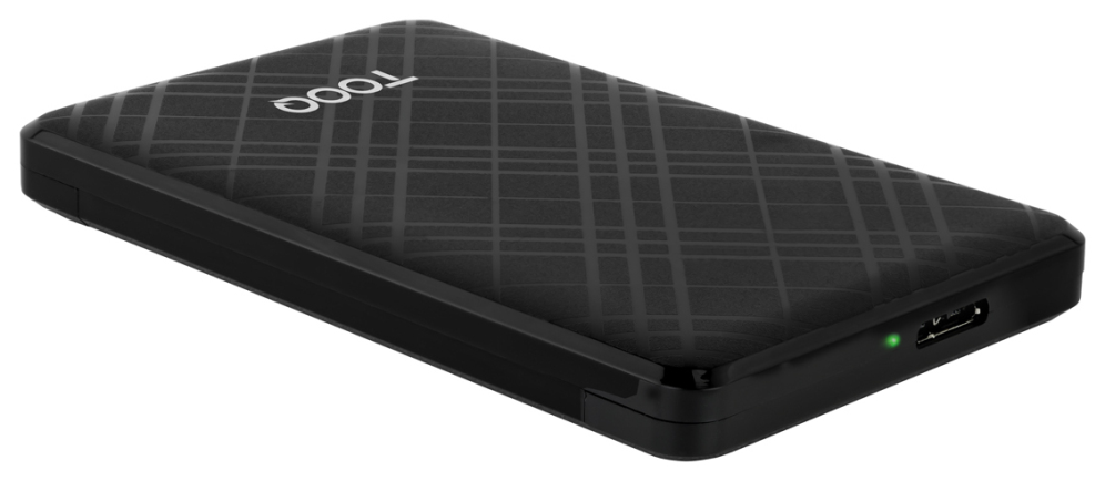 TooQ Caja Externa para Discos de 2,5” HDD/SSD, Negro