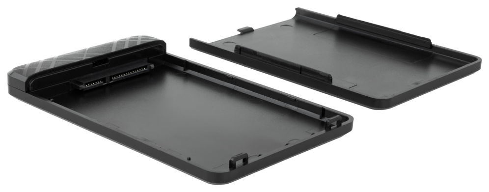 TooQ Caja Externa para Discos de 2,5” HDD/SSD, Negro
