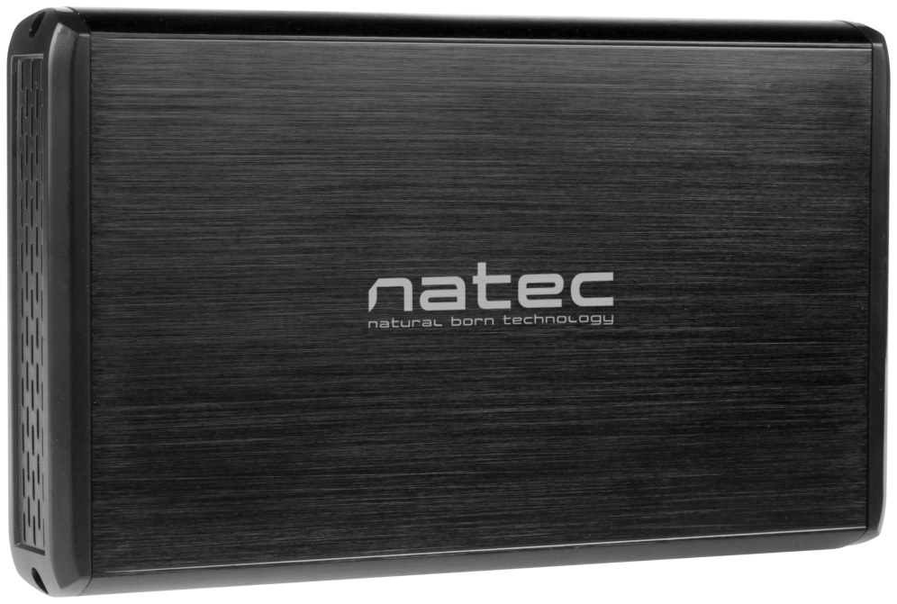 NATEC NKZ-0448 caja para disco duro externo Caja de disco duro (HDD) Negro 3.5"