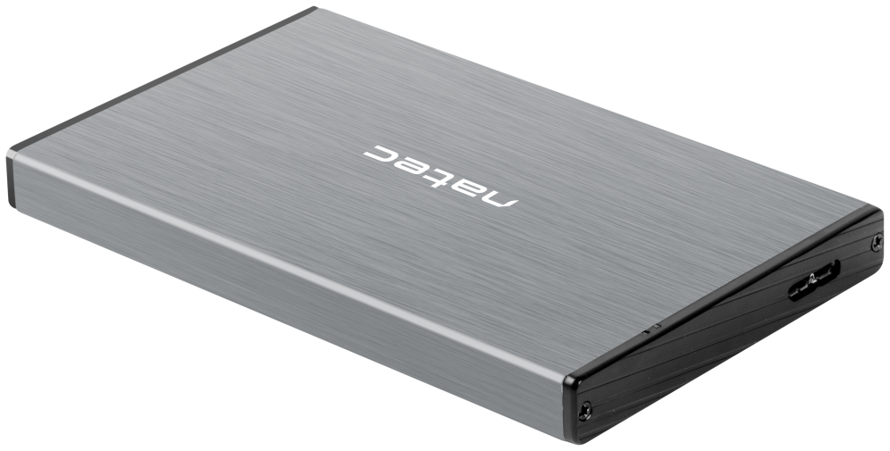 NATEC Rhino GO Carcasa de disco duro/SSD Gris 2.5"