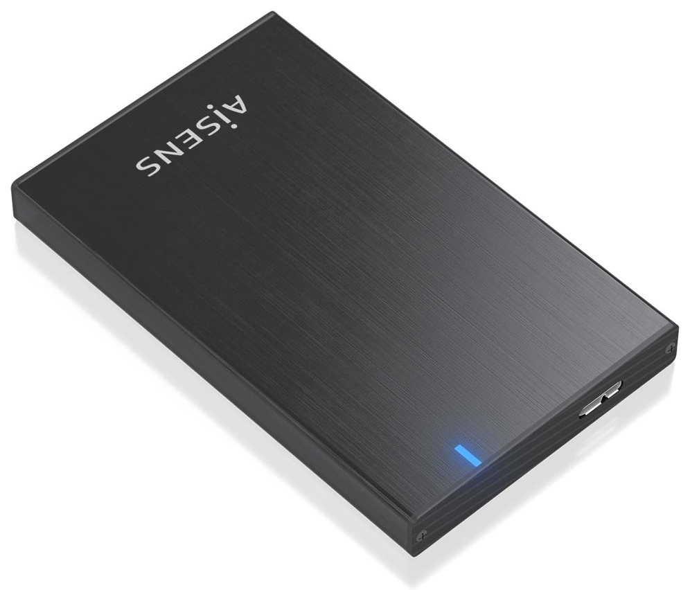 AISENS ASE-2527B caja para disco duro externo Carcasa de disco duro/SSD 2.5"