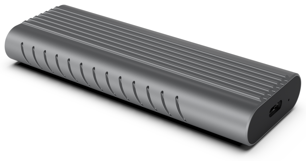 Ewent EW7025 caja para disco duro externo Caja externa para unidad de estado sólido (SSD) Gris M.2