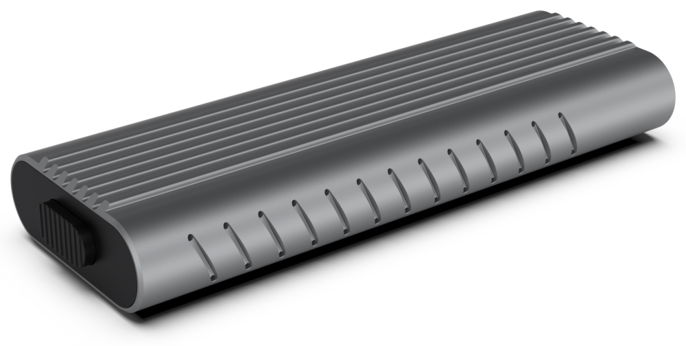 Ewent EW7025 caja para disco duro externo Caja externa para unidad de estado sólido (SSD) Gris M.2