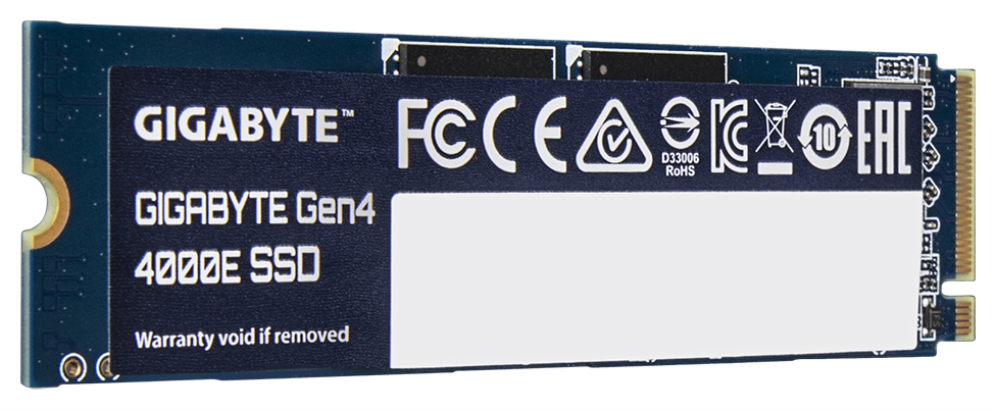 GIGABYTE Gen4 4000E 500 GB M.2 PCI Express 4.0 NVMe 3D NAND