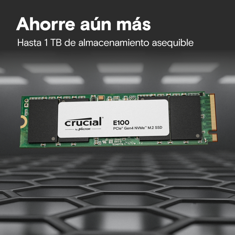 Crucial E100 2 TB M.2 PCI Express 4.0 NVMe