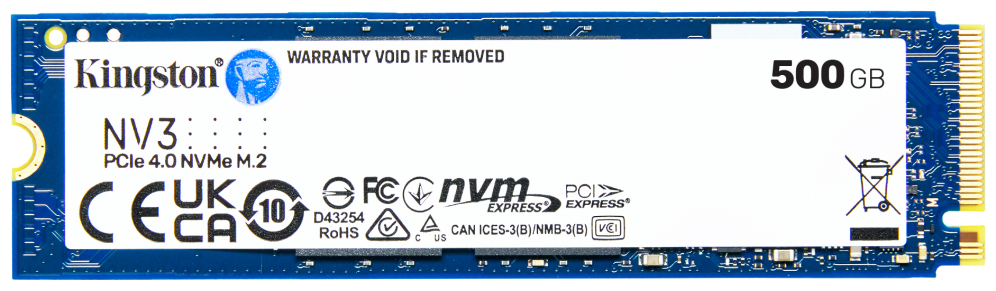 Kingston Technology 500G NV3 M.2 2280 NVMe SSD