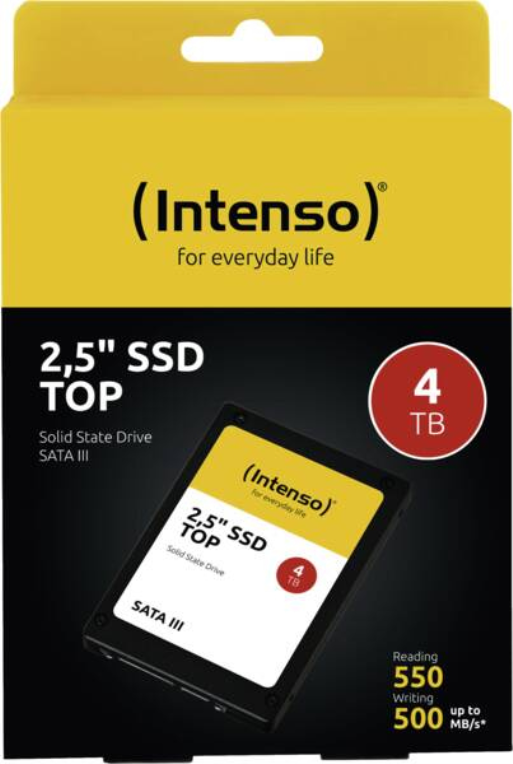 Intenso 3812480 unidad de estado sólido 4 TB 2.5" Serial ATA III 3D NAND