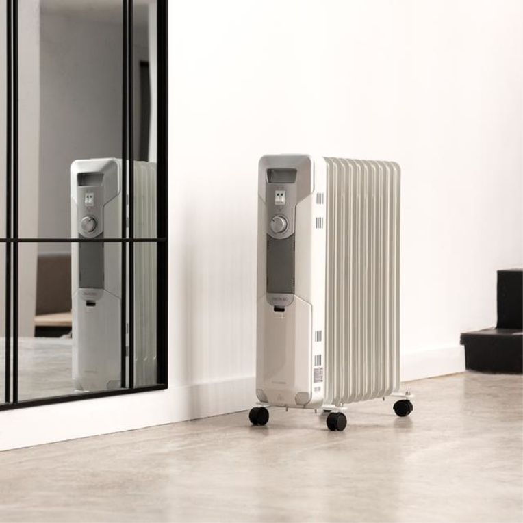 Cecotec 05884 calefactor eléctrico Interior Blanco 2500 W Radiador de aceite eléctrico