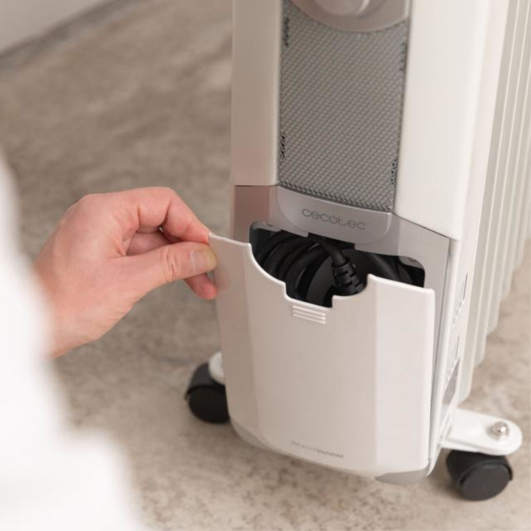 Cecotec 05884 calefactor eléctrico Interior Blanco 2500 W Radiador de aceite eléctrico